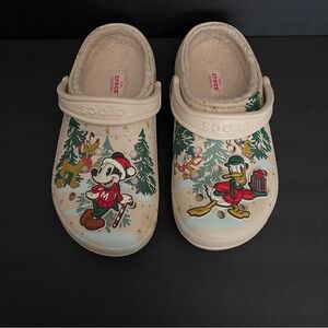 Disney Christmas Crocs | Holiday Edition | Gently Used | Sold As Is